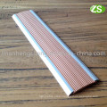 Anti-Slip Aluminum Building Stairs Nosing Strip of Laminated Edge Strips